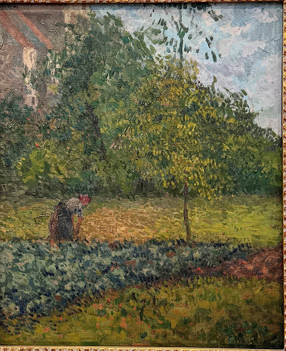 Orto a Pontoise con la moglie del contadino - Museo del Saarland